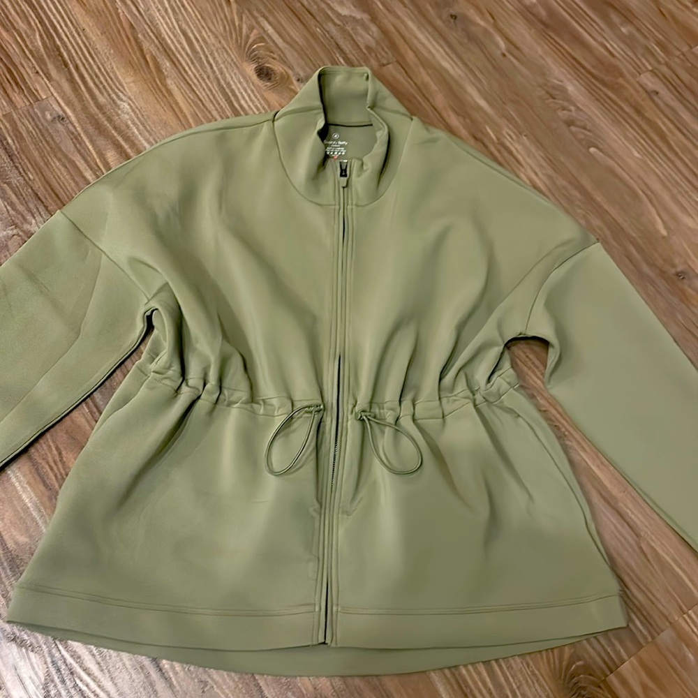 Sweaty Betty Jacket Zip Long Sleeve Scuba Pockets XL